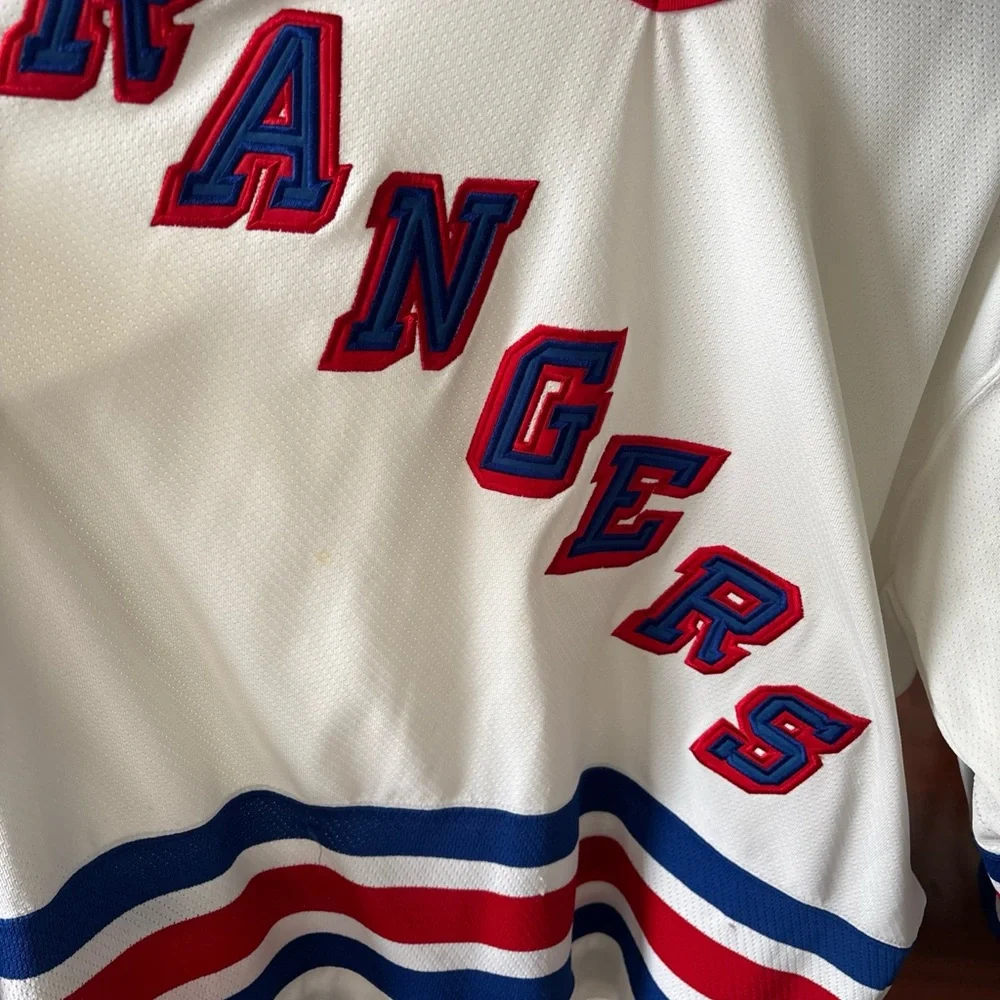 Men’s Starter New York Rangers Jersey XL White Eastern Conference - Picture 4 of 12